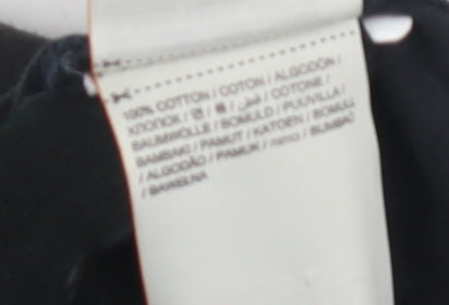 Superdry Women's Black XS Graphic Tee Slim Fit