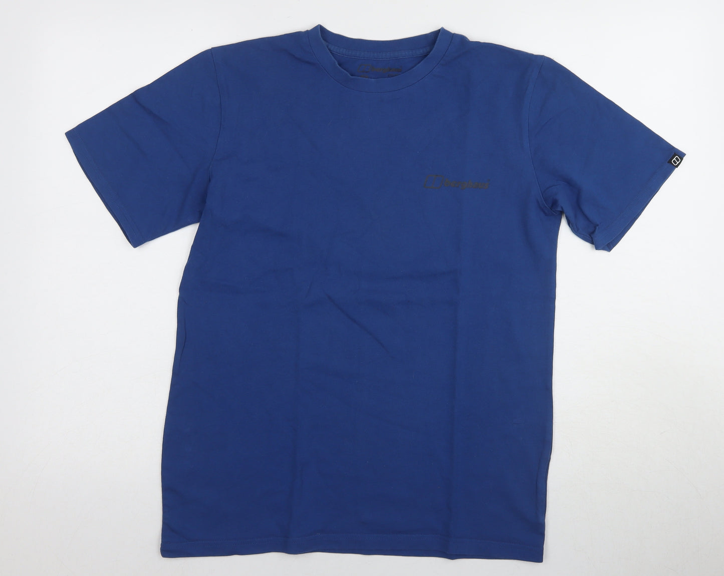 Berghaus Men's Blue Cotton Short Sleeve T-Shirt M