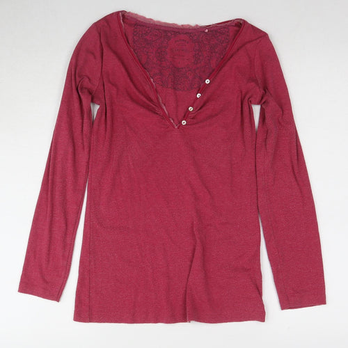 Aerie Women's Red Long Sleeve T-Shirt Size S