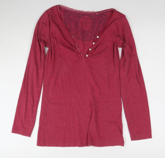 Aerie Women's Red Long Sleeve T-Shirt Size S