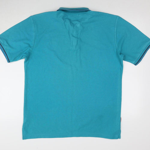 Slazenger Men's Blue Polo, L - Classic Casual Style