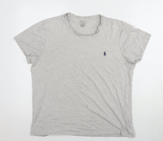 Polo Ralph Lauren Men's Grey Slim Fit T-Shirt Size L