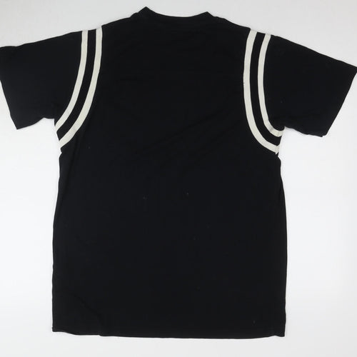 Supreme Men's Black L White Castle T-Shirt