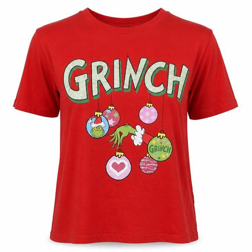 The Grinch Unisex Red M Nightshirt Christmas Graphic