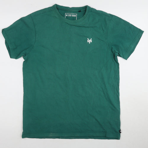 Zoo York Men's Green Medium Crew Neck T-Shirt