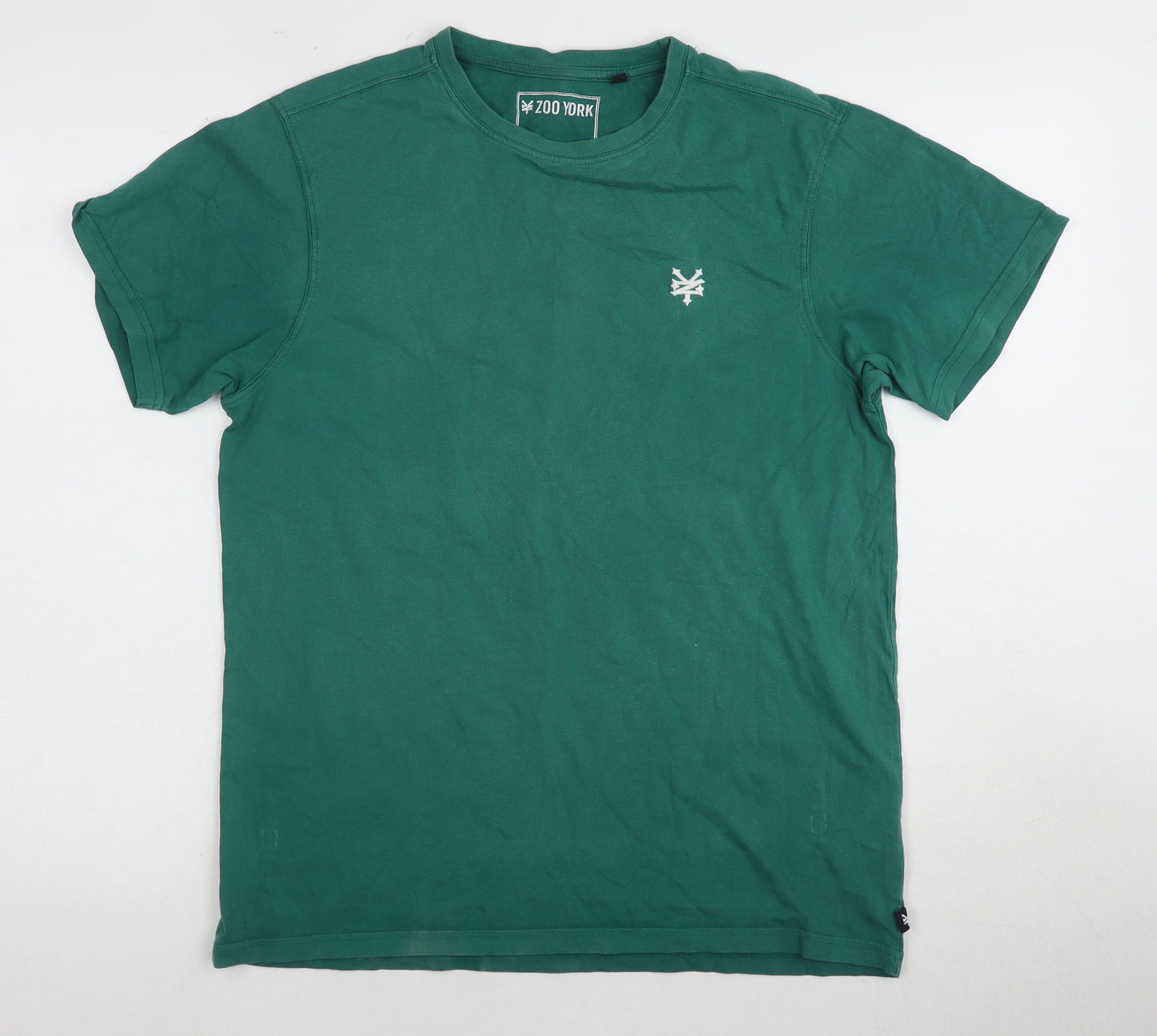 Zoo York Men's Green Medium Crew Neck T-Shirt