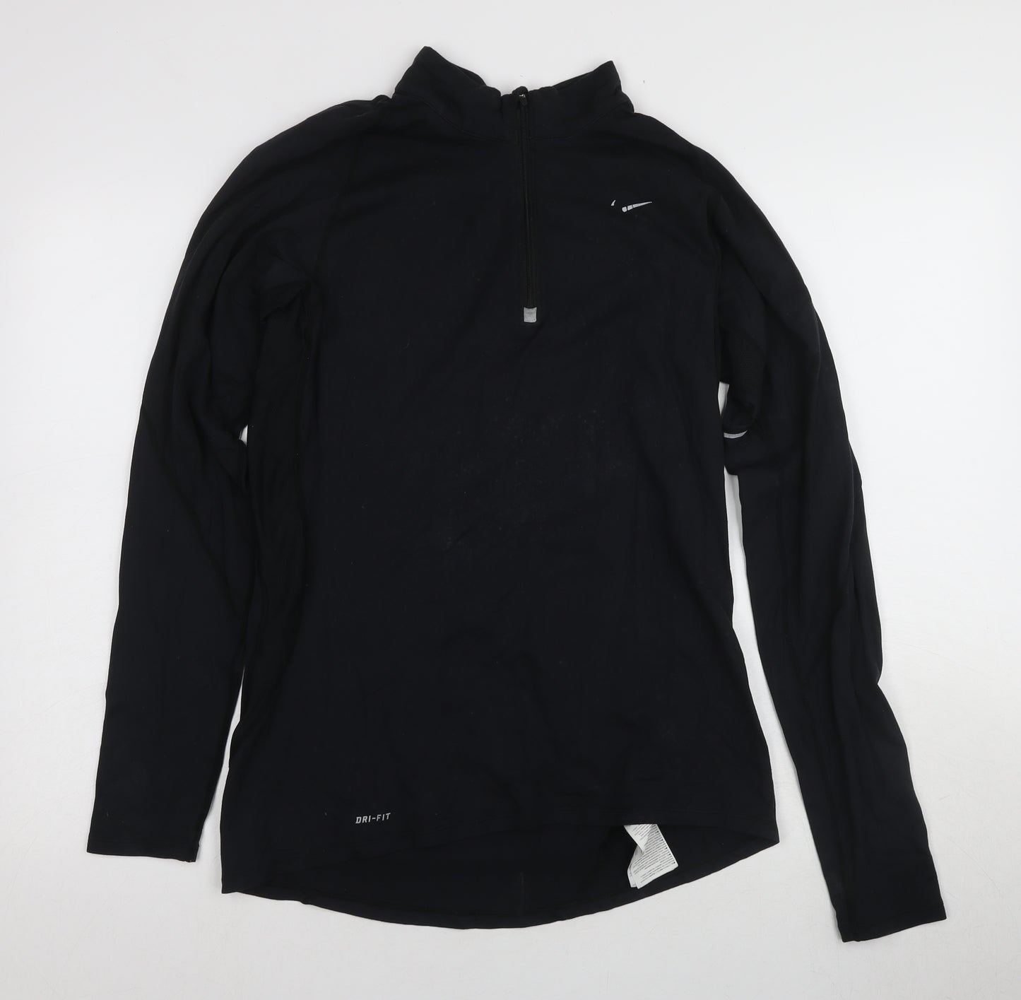 Nike Men's Black Long Sleeve Dri-FIT Running Top