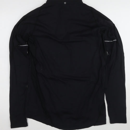 Nike Men's Black Long Sleeve Dri-FIT Running Top