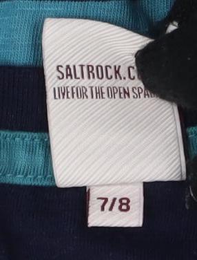 Saltrock Boys Blue Striped Long Sleeve T-Shirt