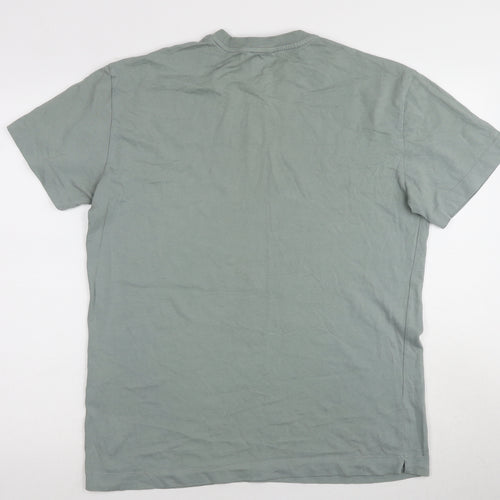Reiss Men's Medium Green Short Sleeve T-Shirt