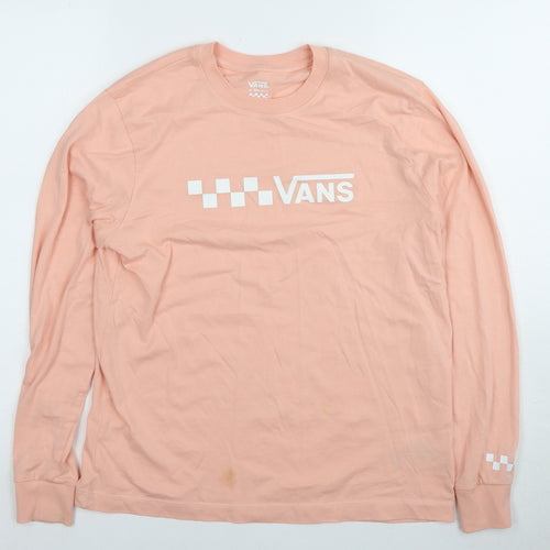 Vans Pink XS Long Sleeve Unisex T-Shirt