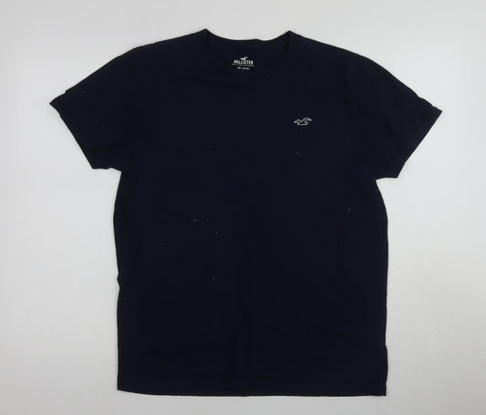 Hollister Men's Black Crew Neck T-Shirt M