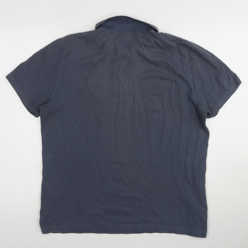 Original Penguin Men's Blue Slim Fit Polo Shirt L