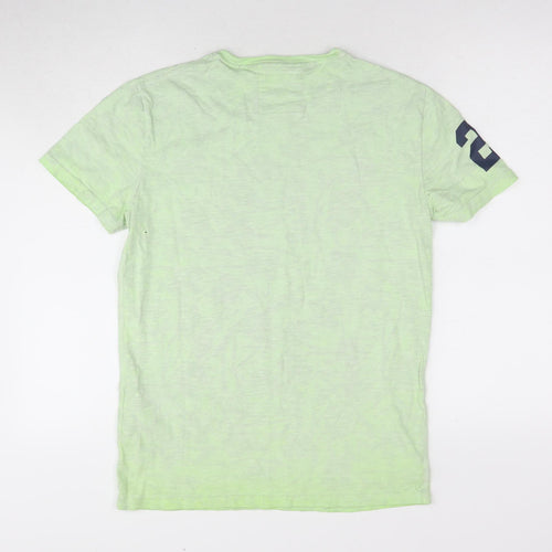 Superdry Men's Green Cotton Graphic Print T-Shirt S