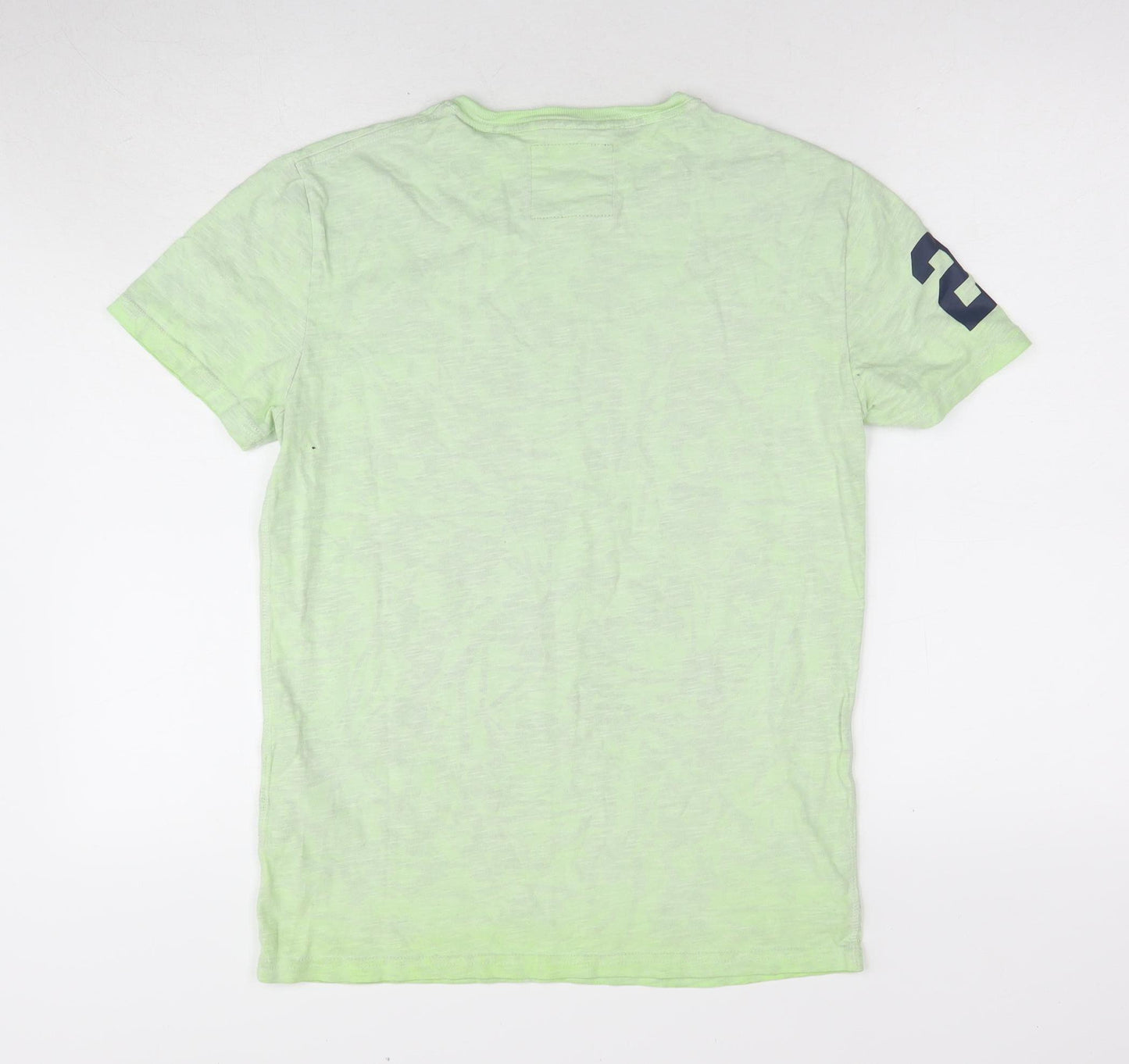 Superdry Men's Green Cotton Graphic Print T-Shirt S