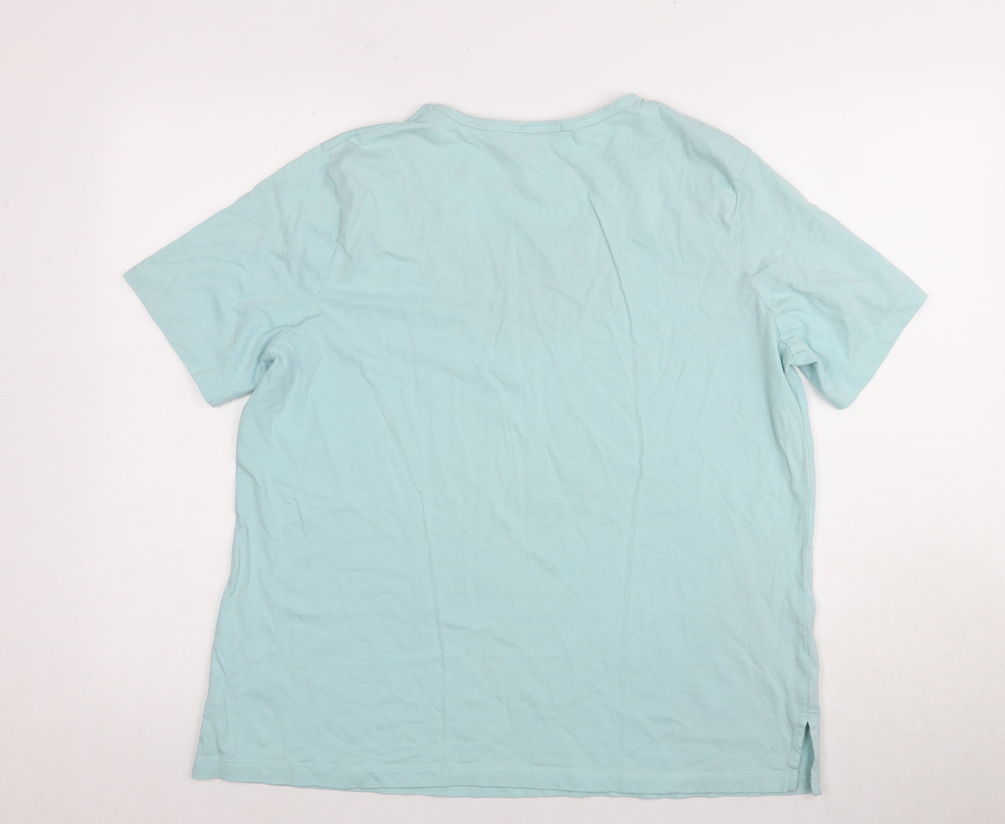 Damart Women Blue Basic T-Shirt Size 18/20