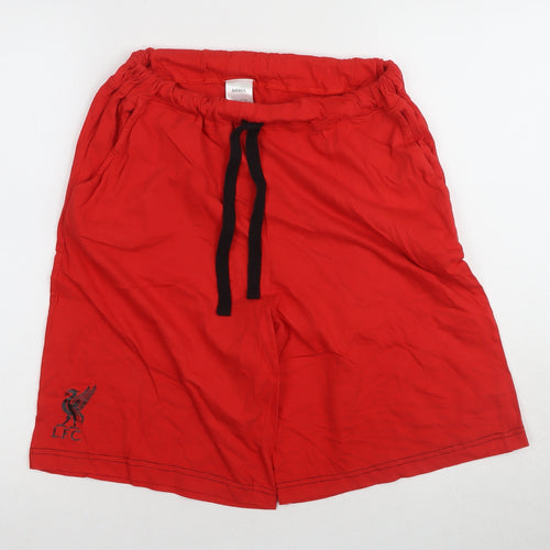 LFC Men’s Red Shorts, Size S, Casual Cotton Style