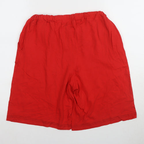 LFC Men’s Red Shorts, Size S, Casual Cotton Style