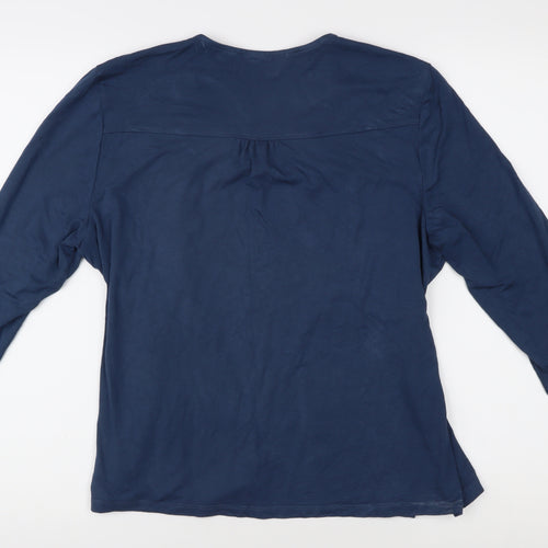 Honor Millburn Women's Blue 3/4 Sleeve Top Size 14