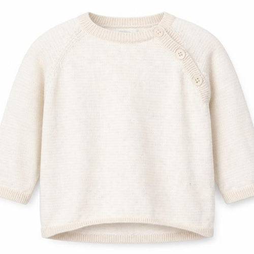 Mamas & Papas Ivory Unisex Cardigan 0-3 Months Cotton