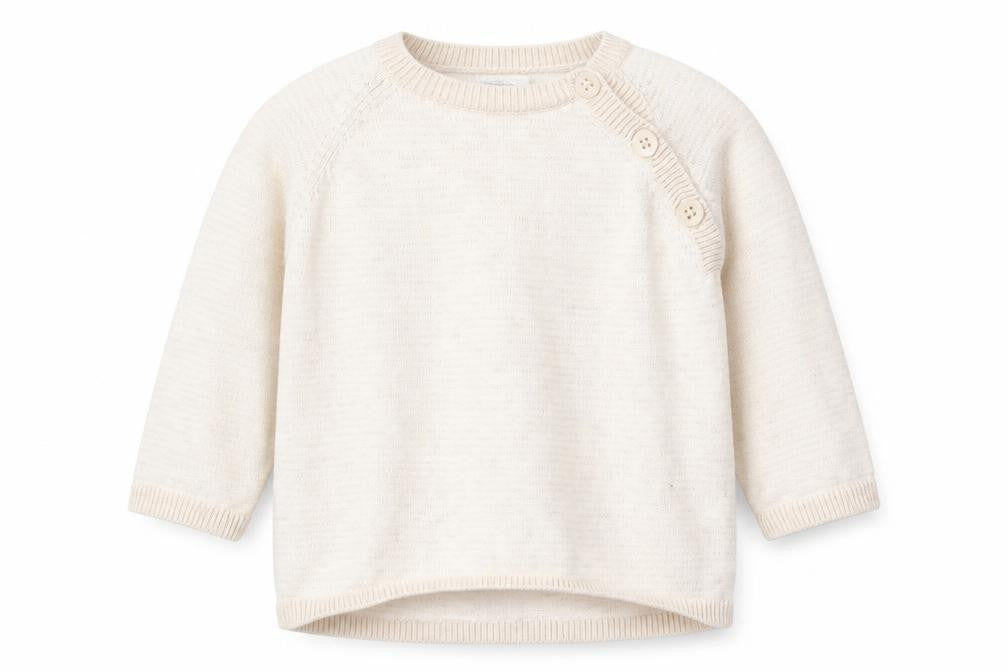 Mamas & Papas Ivory Unisex Cardigan 0-3 Months Cotton