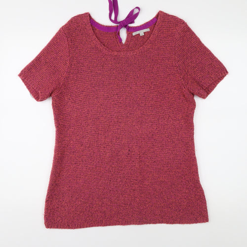 Gap Women's Pink Pullover Jumper Size L
