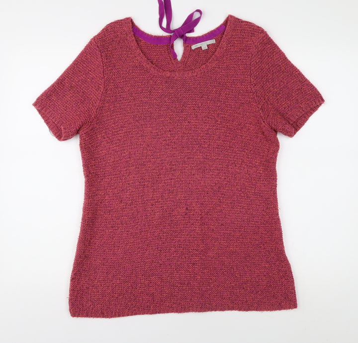 Gap Women's Pink Pullover Jumper Size L