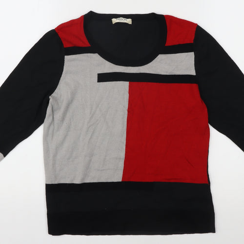 Precis Women's Multicoloured Pullover Jumper, Small
