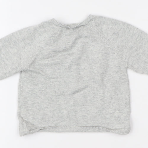 Mamas & Papas Grey Unisex Baby Pullover Jumper 0-3 Months