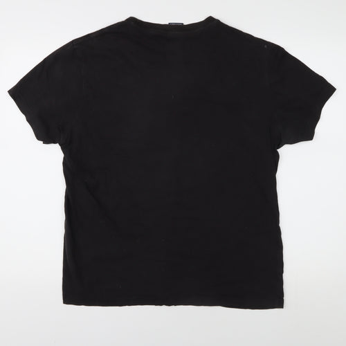 Champion Men's Black Large Crew Neck T-Shirt
