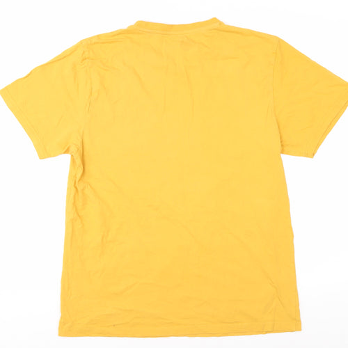 Pokémon Men's Yellow Pikachu Anime Graphic T-Shirt M