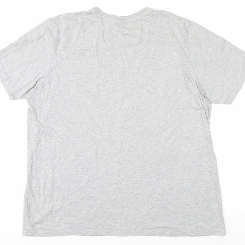 Superman Men's Grey XL Graphic Cotton T-Shirt