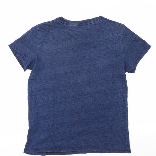 Levi's Men's Blue Cotton Crew Neck T-Shirt, Size S