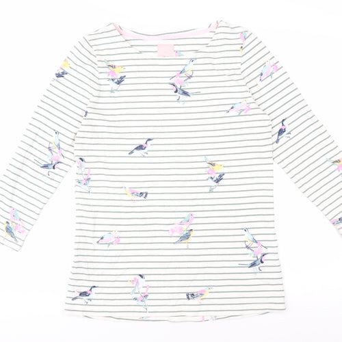 Joules Women's Multicoloured Bird T-Shirt Size 14