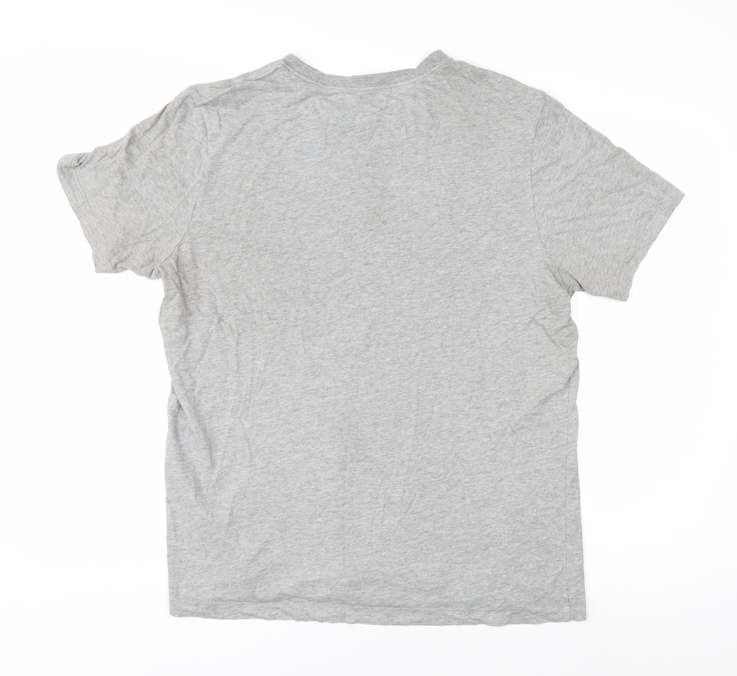Nike Men's Grey T-Shirt Size L Gym Sportswear