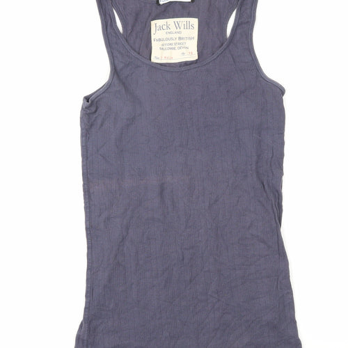Jack Wills Women's Blue Tank Top Size 10