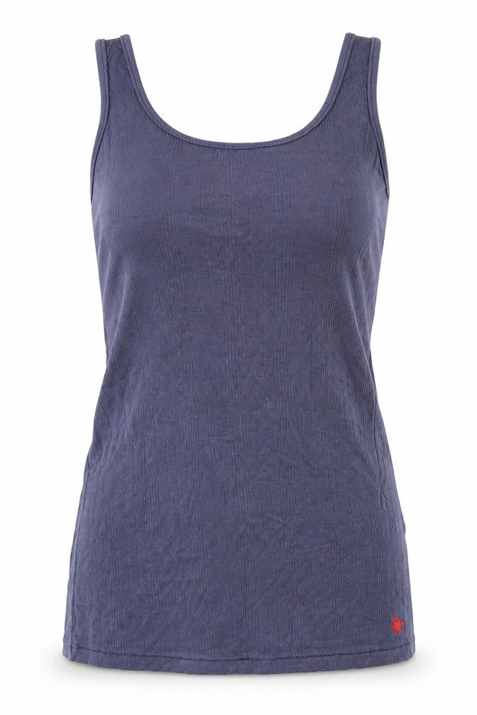 Front view of Jack Wills Women's Blue Tank Top, size 10
