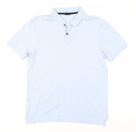 Hugo Boss Men's Blue Polo, M, Short Sleeve, Casual Wear