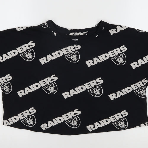 Primark Black Raiders Unisex T-Shirt XS