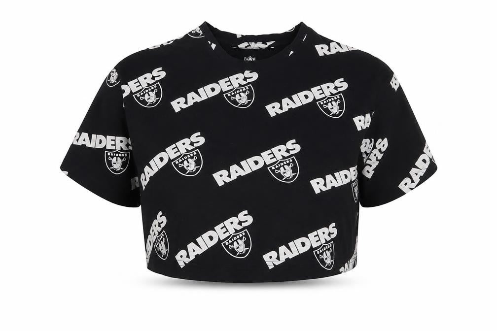 Front view of Primark Black Raiders unisex t-shirt xs