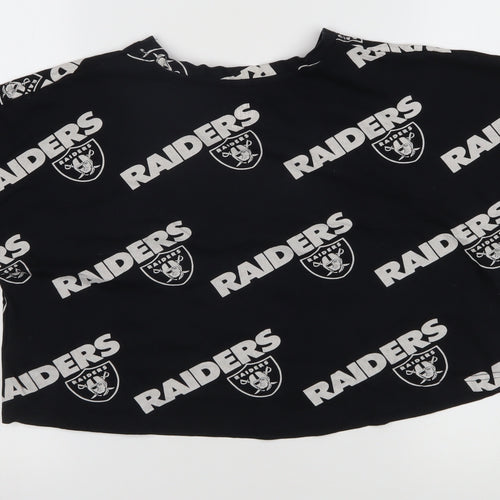 Primark Black Raiders Unisex T-Shirt XS