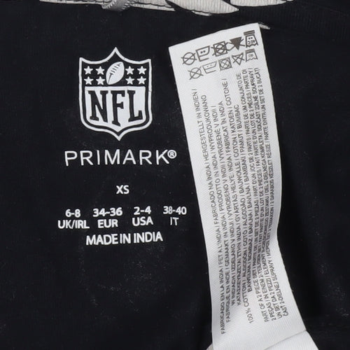 Primark Black Raiders Unisex T-Shirt XS