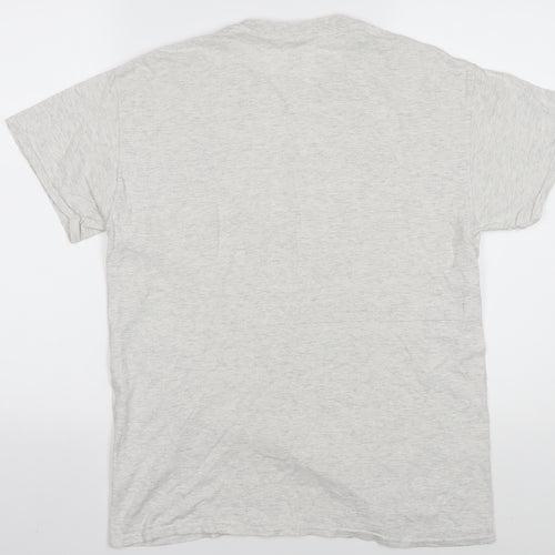 The Simpons Men's Grey Funny Cartoon T-Shirt Size M