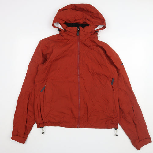 cross Unisex Adults Red Hooded Basic Jacket XL