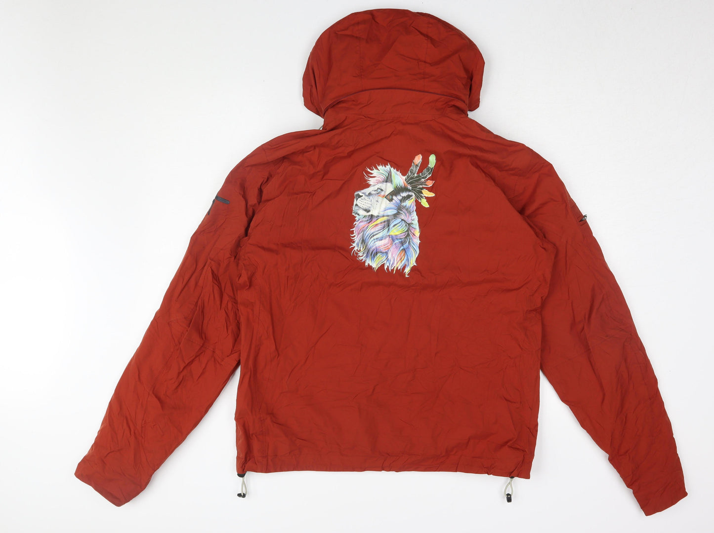 cross Unisex Adults Red Hooded Basic Jacket XL