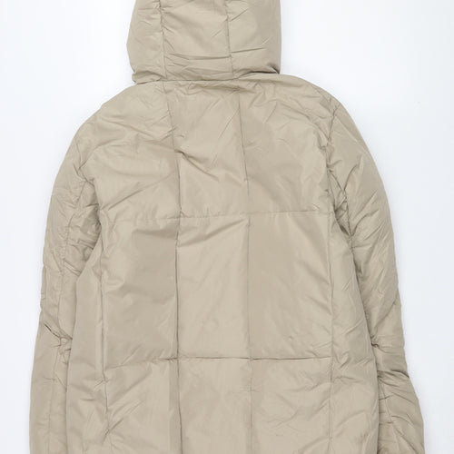 Pull&Bear Men's Beige Puffer Jacket Medium S