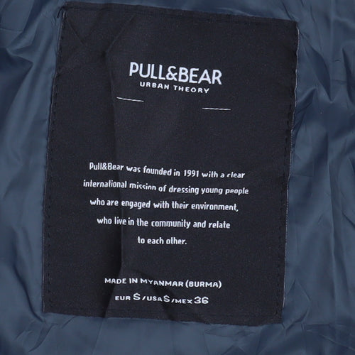 Pull&Bear Men's Beige Puffer Jacket Medium S