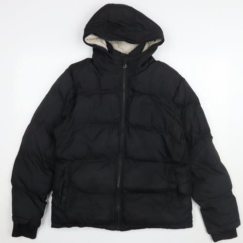 SoulCal & Co Men's Black Puffer Jacket Size S