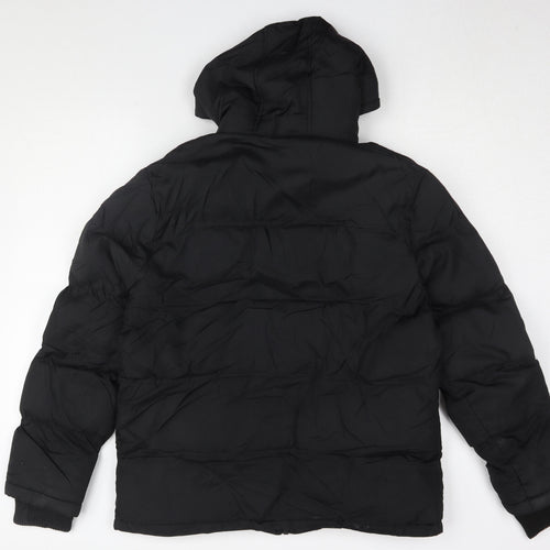 SoulCal & Co Men's Black Puffer Jacket Size S