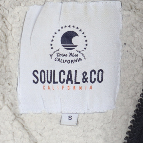 SoulCal & Co Men's Black Puffer Jacket Size S
